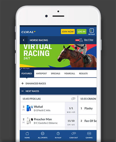Corals Horse Racing Betting