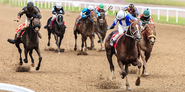 racing on a track